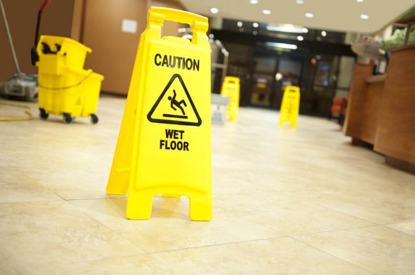 Slip and fall liability